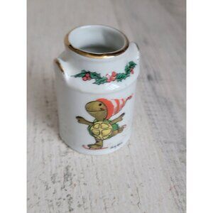 Enesco Suzy zoo turtle mini vase vintage decor figure